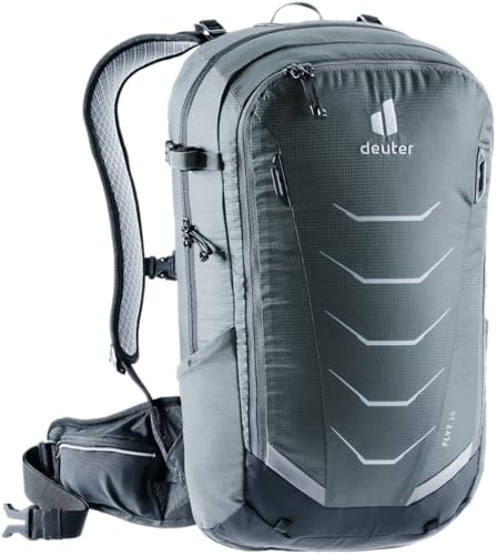 deuter Flyt 14 Fahrradrucksack mit Protektor, Graphite-black von deuter