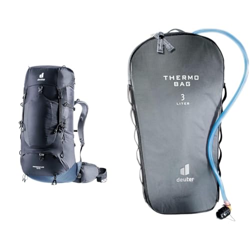 deuter Aircontact Lite 50 + 10 leichter Trekkingrucksack & Streamer Thermo Bag 3.0 l isolierende Tasche Trinksysteme von deuter