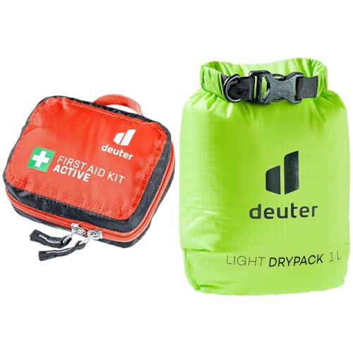 deuter First Aid Kit Active kompaktes Erste-Hilfe-Set & Light Drypack 1 Packsack von deuter