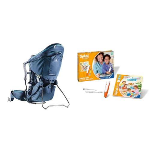 deuter Kid Comfort Pro Kindertrage mit Daypack & Ravensburger tiptoi Starter-Set 00112: Stift und Bilderbuch Suchen und Entdecken Meine Welt - Lernspiele für Kinder ab 2 Jahren - Spielzeug ab 2 Jahre deuter Kid Comfort Pro Kindertrage mit Daypack & Ravensburger tiptoi Starter-Set 00112: Stift und Bilderbuch Suchen und Entdecken Meine Welt - Lernspiele für Kinder ab 2 Jahren - Spielzeug ab 2 Jahre von deuter