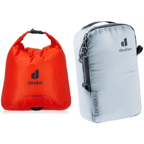 deuter Light Drypack 5 Packsack & Zip Pack 1 Packtasche, Tin deuter Light Drypack 5 Packsack & Zip Pack 1 Packtasche, Tin von deuter