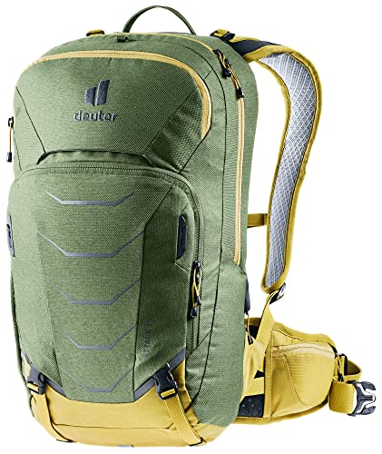 deuter Attack 16 Fahrradrucksack mit Protektor, Khaki-turmeric von deuter