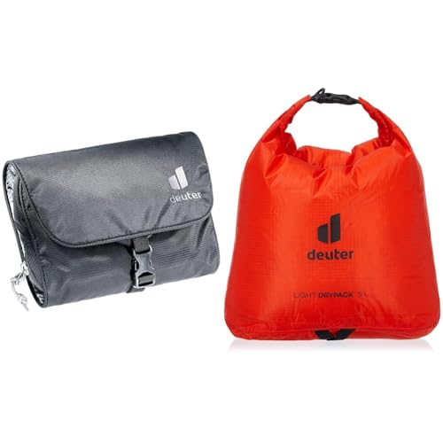 deuter Wash Bag I Kulturbeutel, Schwarz & Light Drypack 5 Packsack deuter Wash Bag I Kulturbeutel, Schwarz & Light Drypack 5 Packsack von deuter