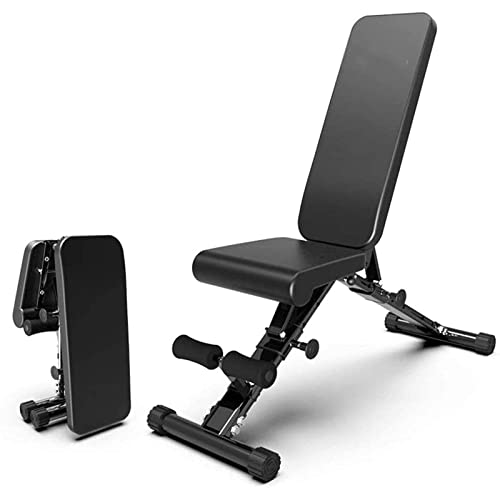 Faltbare Hantelbank Fitness Hantelbank Sit-ups Hantelbank Fitnessgeräte Home Multifunktionale Fitnessbank mit einem Gewicht von etwa 200 kg von dfdijfuidvfvildiskdc