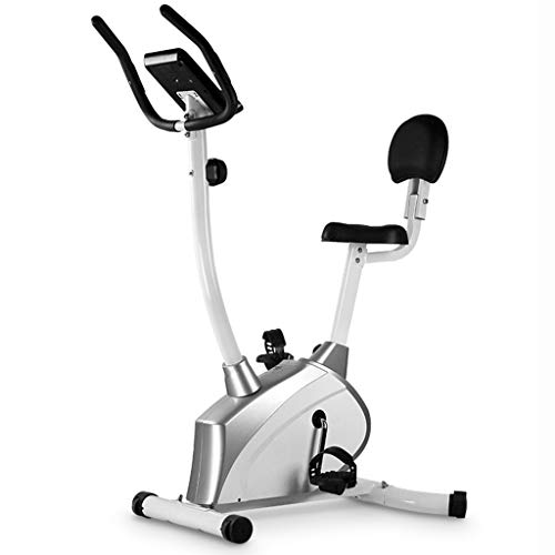 Heimtrainer, Fitness-Fahrradtrainer, magnetisches Fahrrad für den Heimgebrauch, Reha-Fahrrad, leises Fitnessgerät (Farbe: Silber, Größe: 11560140 cm) von dfdijfuidvfvildiskdc