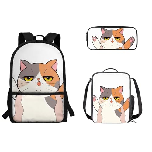 dfjjdhee Galaxy Flame Fußballrucksack-Set, Laptop-Rucksack, Tagesrucksack, Schultasche, 3-teilig, für Kinder, Kleinkinder, Mädchen, Jungen, Teenager, Grundschule, Mittelschule, Büchertasche, Kombi-Set von dfjjdhee