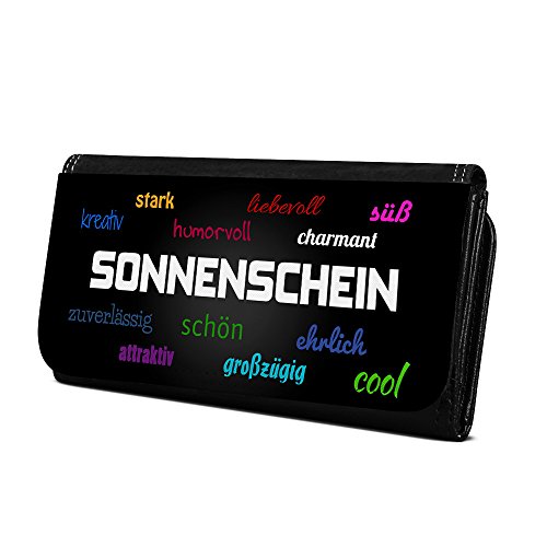 Geldbörse mit Namen Sonnenschein - Design Positive Eigenschaften - Brieftasche, Geldbeutel, Portemonnaie, personalisiert für Damen und Herren Geldbörse mit Namen Sonnenschein - Design Positive Eigenschaften - Brieftasche, Geldbeutel, Portemonnaie, personalisiert für Damen und Herren von digital print
