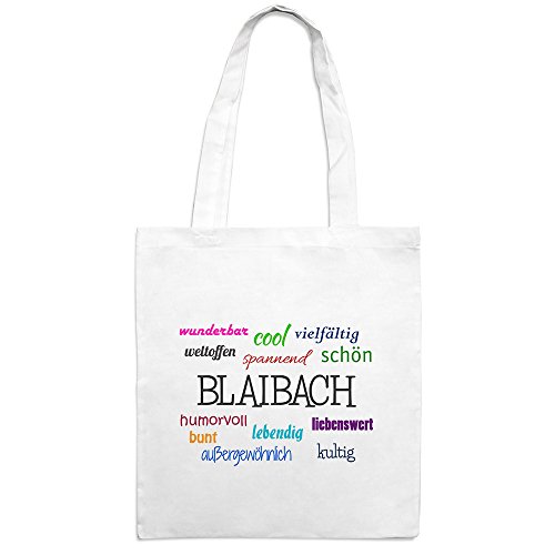 Jutebeutel mit Stadtnamen Blaibach - Motiv Positive Eigenschaften - Farbe weiß – Stoffbeutel, Jutesack, Hipster, Beutel Jutebeutel mit Stadtnamen Blaibach - Motiv Positive Eigenschaften - Farbe weiß – Stoffbeutel, Jutesack, Hipster, Beutel von digital print