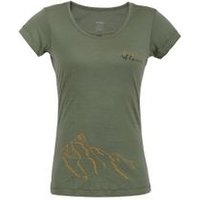 T-Shirt Furry Lady, L, khaki (hillside), Damen, Direct Alpine von directalpine