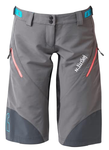 dirtlej Girls MTB-Shorts Trailscout Half & Half Grau Gr. XL von dirtlej