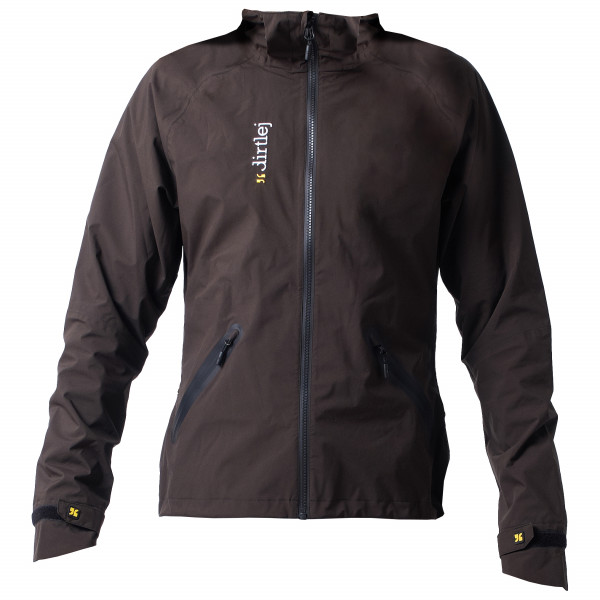 dirtlej - Weathershield Waterproof - Fahrradjacke Gr M grau/schwarz von dirtlej