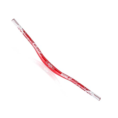 djgkENVQ Dessert-Gabeln, 31,8 MM * 720 MM Fahrradlenker, Aluminiumlegierung, Lenker, Riser Bar, breiter, extra Langer Fahrradlenker for Rennrad, MTB, Mountainbike(Red) von djgkENVQ