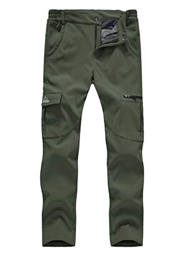 donhobo Damen Wanderhose Outdoorhose Wasserdicht Softshellhose Winddicht Winter Warm Gefüttert Trekkinghose Elastisch Verdickte Sport Freizeithose Grün M donhobo Damen Wanderhose Outdoorhose Wasserdicht Softshellhose Winddicht Winter Warm Gefüttert Trekkinghose Elastisch Verdickte Sport Freizeithose Grün M von donhobo
