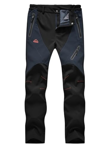 donhobo Damen Wanderhose Wasserdicht Softshellhose Outdoorhose Winddicht Warm Gefüttert Winterhose Trekkinghose Skihose Funktionshose Schwarz XL donhobo Damen Wanderhose Wasserdicht Softshellhose Outdoorhose Winddicht Warm Gefüttert Winterhose Trekkinghose Skihose Funktionshose Schwarz XL von donhobo