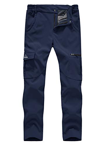 donhobo Damen Wanderhose wasserdichte Softshellhose Fleece Gefütterte Winddicht Warm Winter Sport Freizeit Camping Skihose Marine S donhobo Damen Wanderhose wasserdichte Softshellhose Fleece Gefütterte Winddicht Warm Winter Sport Freizeit Camping Skihose Marine S von donhobo