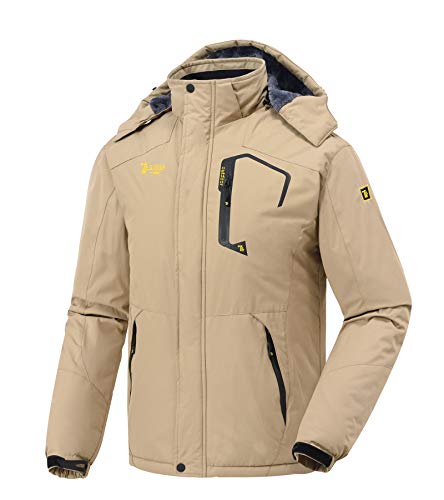 donhobo Jacken Herren Fleece-Futter Winterjacke Wasserdicht Atmungsaktiv Verdickt Warm Winddicht Softshelljacke Outdoor Funktionsjacke Khaki S donhobo Jacken Herren Fleece-Futter Winterjacke Wasserdicht Atmungsaktiv Verdickt Warm Winddicht Softshelljacke Outdoor Funktionsjacke Khaki S von donhobo