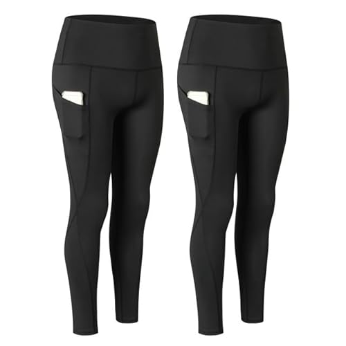 doorslay 2er Pack Leggings Damen, High Waist Sport Yogahose, Blickdicht Laufhose mit Taschen, Schnell Trocknend Sporthose für Yoga Fitness Outdoor&Freizeit doorslay 2er Pack Leggings Damen, High Waist Sport Yogahose, Blickdicht Laufhose mit Taschen, Schnell Trocknend Sporthose für Yoga Fitness Outdoor&Freizeit von doorslay