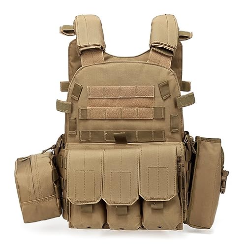 doorslay Taktische Weste, Einstellbar Paintball Weste, Schutz Weste mit Trinkblase, Airsoft Kampf Molle Softair Weste, Outdoor Dschungel Spiel Schutz Weste doorslay Taktische Weste, Einstellbar Paintball Weste, Schutz Weste mit Trinkblase, Airsoft Kampf Molle Softair Weste, Outdoor Dschungel Spiel Schutz Weste von doorslay