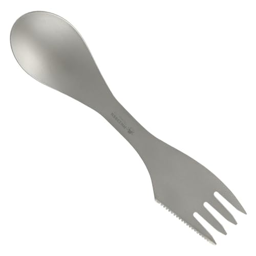 doorslay Titan Löffel/Spork, Camping Besteck Set, Camping Löffel, Ultraleicht Spork, Camping Besteck Set, für Camping Wandern Reisen Wandern von doorslay