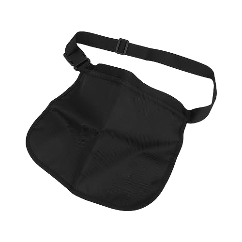 doorslay Verstellbarer Taillen-Tennisballhalter, Schwarze Oxford-Stoff-Netztasche für Tennis, Laufen von doorslay