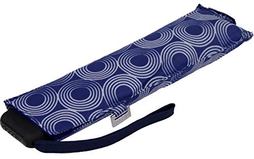 Doppler Taschenschirm Carbonsteel Slim Glow Blau von Doppler