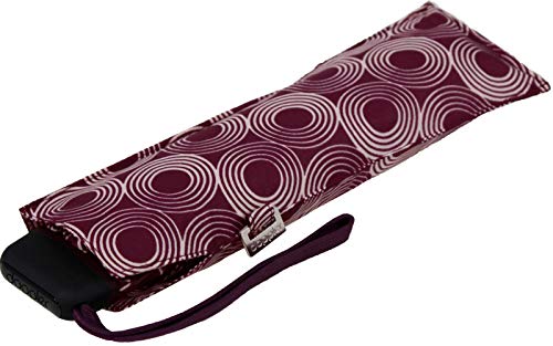 Doppler Taschenschirm Carbonsteel Slim Glow Bordeaux von Doppler