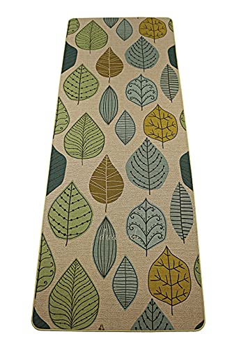 dualseele Eco Yogamatte rutschfest aus Jute und Naturkautschuk mit Tragegurt (183 x 68 x 0,5 cm) von dualseele