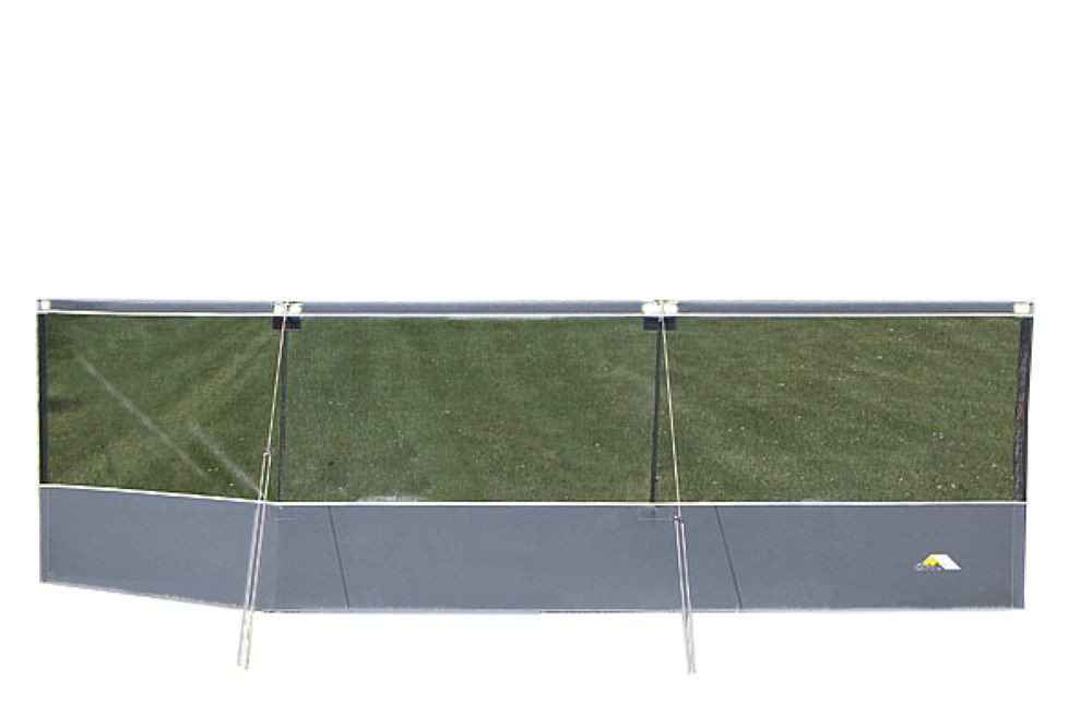 dwt Windschutz Windschutz Tennis, 450x130cm mit Gestänge 22x1 mm von dwt