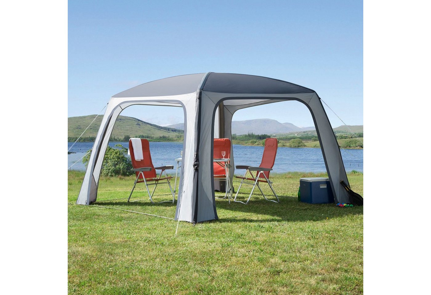 dwt aufblasbares Zelt Pavillon Relax Air, 350 x 350 x 225 cm, (1 tlg) von dwt