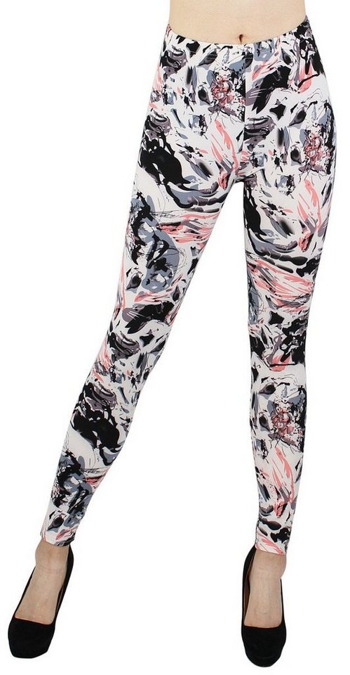 dy_mode Leggings Bequeme High Waist Leggings Damen Yogahose Fitnessleggings Geblümt High Waist dy_mode Leggings Bequeme High Waist Leggings Damen Yogahose Fitnessleggings Geblümt High Waist von dy_mode