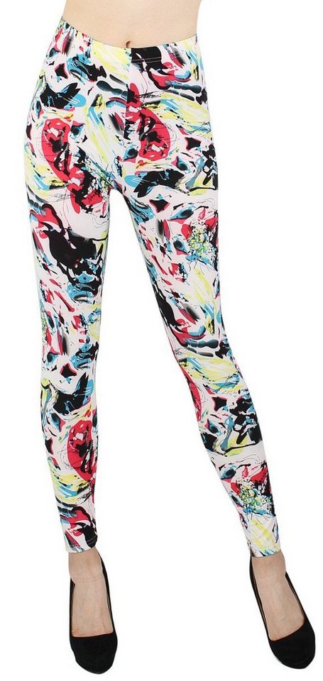 dy_mode Leggings Bequeme High Waist Leggings Damen Yogahose Fitnessleggings Geblümt High Waist dy_mode Leggings Bequeme High Waist Leggings Damen Yogahose Fitnessleggings Geblümt High Waist von dy_mode