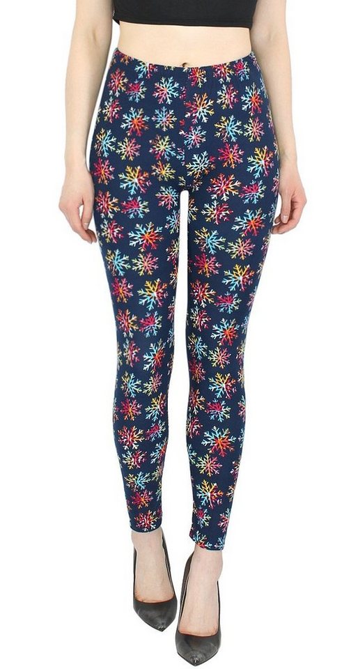 dy_mode Leggings Damen Leggings Sternen Muster Stars Print Fitnesshose Yoga Leggins mit elastischem Bund dy_mode Leggings Damen Leggings Sternen Muster Stars Print Fitnesshose Yoga Leggins mit elastischem Bund von dy_mode