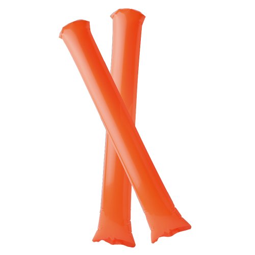 eBuyGB Unisex 1202910-10 eBuyGB Pack of 10 Cheering Sticks Bang Bang Noise Makers Clappers for Football Sports Events , Orange, Pack UK von eBuyGB