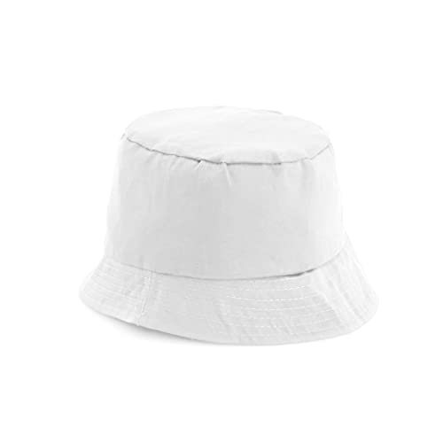 eBuyGB Herren Bucket Hat Mütze, weiß, Einheitsgröße von eBuyGB