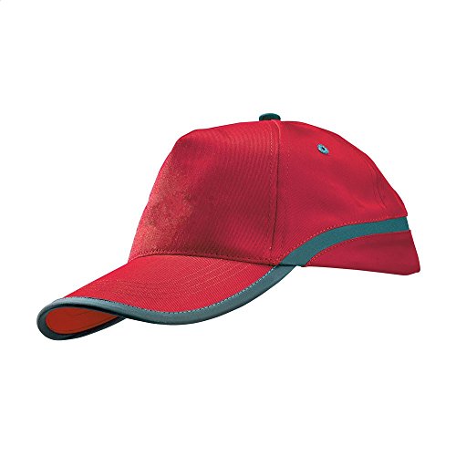 eBuyGB Unisex Unisex High Viz Baseball-Sicherheits-Arbeitskleidung, rot, M UK von eBuyGB
