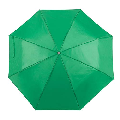 eBuyGB Mini Folding Compact Taschenschirm Manuelles Öffnen Teleskop Hochzeit Leicht Brolly mit Tragegriff Gurt und farblich passender Schutzhülle, grün, 104,2 cm (41 Zoll) von eBuyGB