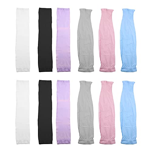 eMagTech Armlinge UV Schutz Armstulpen für Outdoor Sport Radsport Radfahren 33cm 6 Paar Schwarz Weiß Grau Blau Pink und Lila eMagTech Armlinge UV Schutz Armstulpen für Outdoor Sport Radsport Radfahren 33cm 6 Paar Schwarz Weiß Grau Blau Pink und Lila von eMagTech
