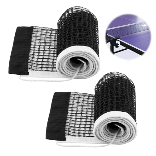 2 Stück Tischtennisnetz Polyester Tischtennis Ersatznetz Multifunktional Tisch Tennis Netz Ohne Halterung Ping Pong Netz,Geeignet für Innen- und Außenbereich, Ohne Halterung, 178 x 15 cm, Schwarz 2 Stück Tischtennisnetz Polyester Tischtennis Ersatznetz Multifunktional Tisch Tennis Netz Ohne Halterung Ping Pong Netz,Geeignet für Innen- und Außenbereich, Ohne Halterung, 178 x 15 cm, Schwarz von eModwey
