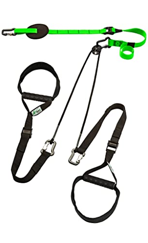 eaglefit - Premium Sling-Trainer „Exclusive“ für Zuhause & Unterwegs mit Umlenkrolle, Türanker, Wand-, oder Deckenhalterung & Zubehör - Vielseitige Befestigung an Wand, Decke, Tür, Balken, Baum (grün) eaglefit - Premium Sling-Trainer „Exclusive“ für Zuhause & Unterwegs mit Umlenkrolle, Türanker, Wand-, oder Deckenhalterung & Zubehör - Vielseitige Befestigung an Wand, Decke, Tür, Balken, Baum (grün) von eaglefit