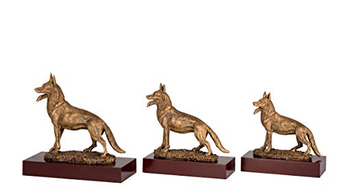 eberin · Hundesport-Pokal, Resinfigur Schäferhund, Bronze, mit Wunschtext, Größe 19 cm eberin · Hundesport-Pokal, Resinfigur Schäferhund, Bronze, mit Wunschtext, Größe 19 cm von eberin