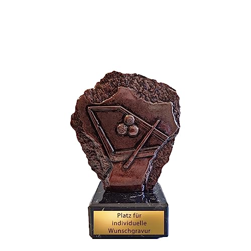 eberin · Metall Pokal Billard · Billardspieler Cup · Billardspiel Preis · Metall Trophäe Billardkugeln/Billardtisch auf Marmor schwarz · Pokal in 4 Farben erhältlich · mit oder ohne Gravur · (Kupfer) eberin · Metall Pokal Billard · Billardspieler Cup · Billardspiel Preis · Metall Trophäe Billardkugeln/Billardtisch auf Marmor schwarz · Pokal in 4 Farben erhältlich · mit oder ohne Gravur · (Kupfer) von eberin