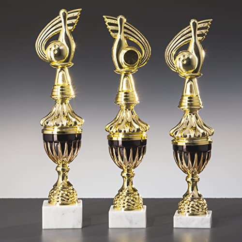 eberin · Pokal Serie Bowling, Gold-schwarz, mit Wunschtext, Größe 36,7 cm eberin · Pokal Serie Bowling, Gold-schwarz, mit Wunschtext, Größe 36,7 cm von eberin