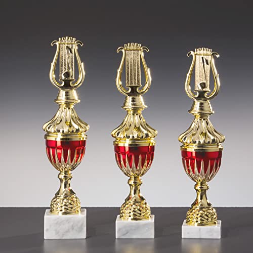 eberin · Pokal Serie Musik, Gold-rot, mit Wunschtext, Größe 34 cm eberin · Pokal Serie Musik, Gold-rot, mit Wunschtext, Größe 34 cm von eberin