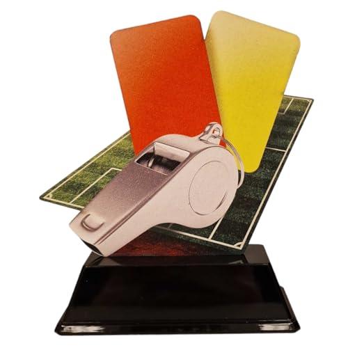 eberin · Schiedsrichter Pokal mit Gravur · Referee Trophäe · Bester Schiri Siegerpreis · Pokal personalisierbar · Zeigen Sie mit oder ohne Wunschgravur die rote oder gelbe Karte! eberin · Schiedsrichter Pokal mit Gravur · Referee Trophäe · Bester Schiri Siegerpreis · Pokal personalisierbar · Zeigen Sie mit oder ohne Wunschgravur die rote oder gelbe Karte! von eberin