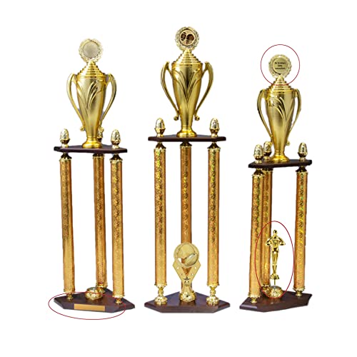 eberin · XL Säulenpokal Serie Ohio · Gold · personaliesierbar ·mit Wunschtext · auswählbarem Motiv-Emblem · Schraubfigur · Größe 95,5 cm eberin · XL Säulenpokal Serie Ohio · Gold · personaliesierbar ·mit Wunschtext · auswählbarem Motiv-Emblem · Schraubfigur · Größe 95,5 cm von eberin