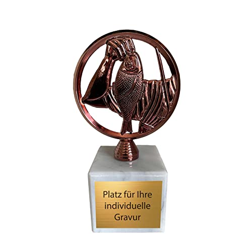 eberin · Angeln Pokal · Fischer Preis · Metallfigur 2D Fisch auf Marmor Cube · Farbe: Kupfer · Angel Auszeichnung · Pokal mit Wunschtext · Angelverein Cup eberin · Angeln Pokal · Fischer Preis · Metallfigur 2D Fisch auf Marmor Cube · Farbe: Kupfer · Angel Auszeichnung · Pokal mit Wunschtext · Angelverein Cup von eberin