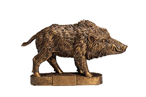 eberin · Jagd-Pokal, Resinfigur Keiler, Bronze, mit Wunschtext, Größe 19,5 cm eberin · Jagd-Pokal, Resinfigur Keiler, Bronze, mit Wunschtext, Größe 19,5 cm von eberin