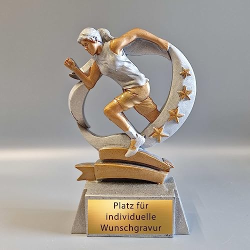 eberin · Leichtathletik-Pokal · Resinfigur Läufer/Sprinter Damen · Schulsport/Stadtlauf/Citylauf Damen Pokal · personalisierbar · Pokal mit Wunschtext für Läuferinnen · eberin · Leichtathletik-Pokal · Resinfigur Läufer/Sprinter Damen · Schulsport/Stadtlauf/Citylauf Damen Pokal · personalisierbar · Pokal mit Wunschtext für Läuferinnen · von eberin