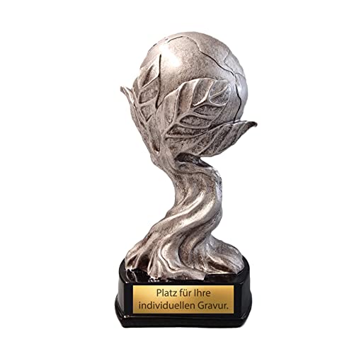 eberin · Ökologie Pokal · Umwelt Award · Umweltschutz Figur · Pflanzenspross/Weltkugel personalisierbar mit Wunschtext · Größe 20 cm eberin · Ökologie Pokal · Umwelt Award · Umweltschutz Figur · Pflanzenspross/Weltkugel personalisierbar mit Wunschtext · Größe 20 cm von eberin