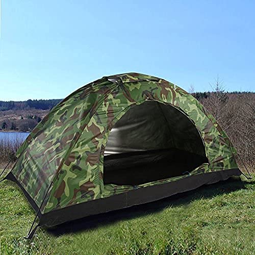 eecoo 1-Zelt, tragbar Camping-Zelt-Zelt Tunnelzelt-Personen-Zelt mit UV-Schutz wasserdicht mit personstent für Camping Wandern von eecoo